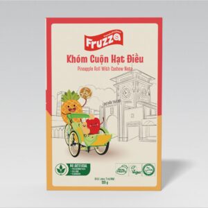 Khóm cuộn hạt điều - Fruzza - Cuộn trọn vị nhiệt đới – béo bùi đầy tinh tế