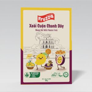 Xoài cuộn chanh dây - Fruzza - Ngọt thơm xoài chín – chua thanh chanh dây tươi sáng